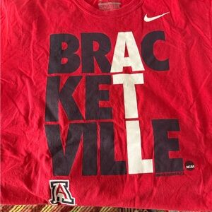 U of A Nike Red Regular Fit T-Shirt